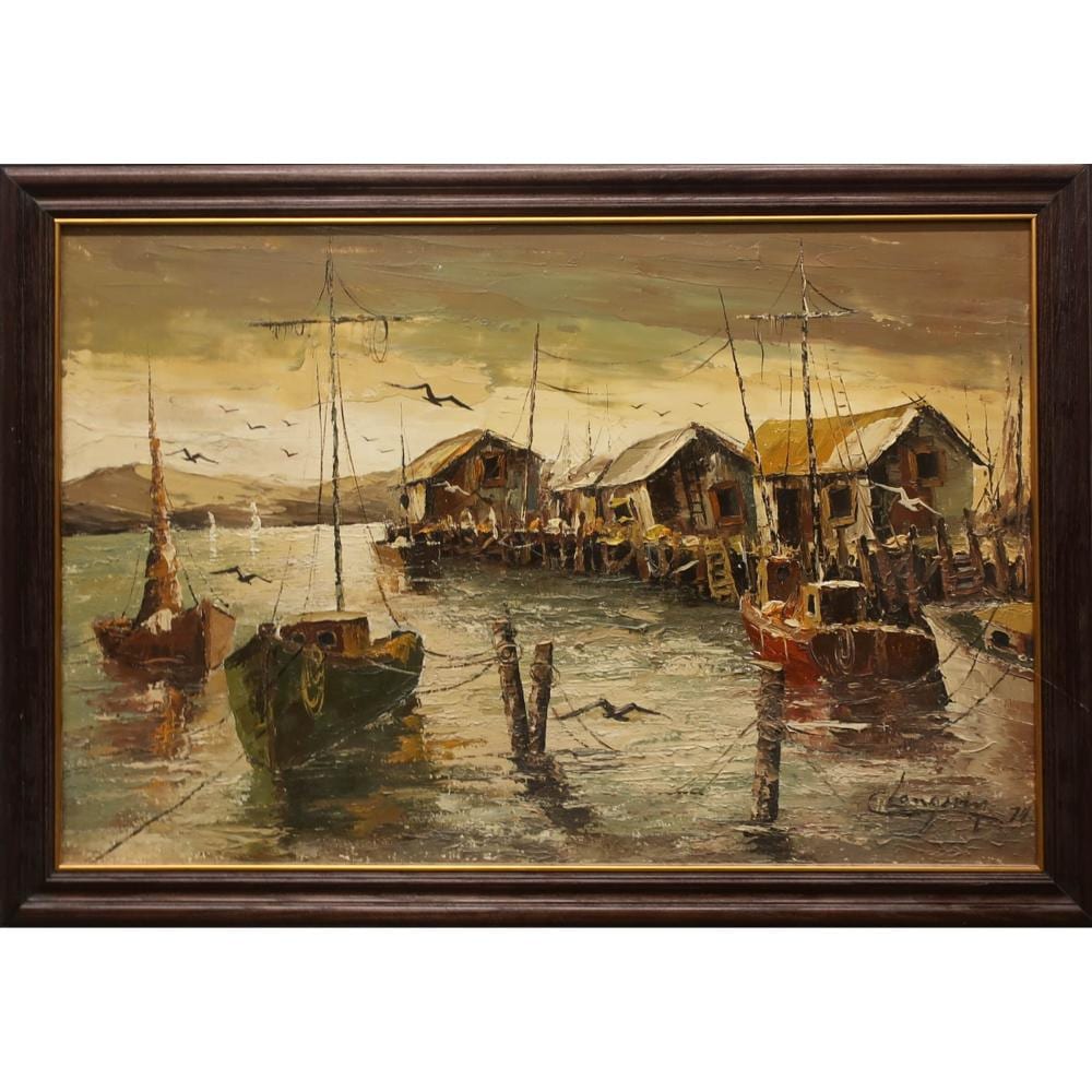 Claude Langevin comparable auction result: claude langevin canadian b 1942 une autre journe another day