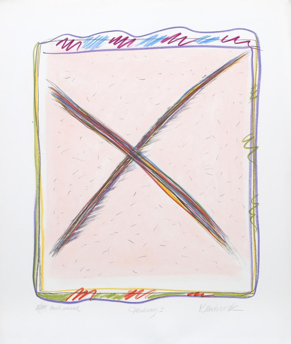 Sybil Kleinrock comparable auction result: sybil kleinrock midway i a hand colored lithograph