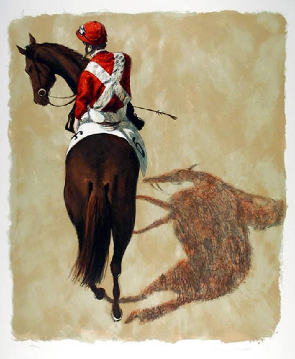 henry koehler red jockey below lithograph · RoGallery · 2025-11-20 Henry Koehler comparable auction result: henry koehler red jockey below lithograph