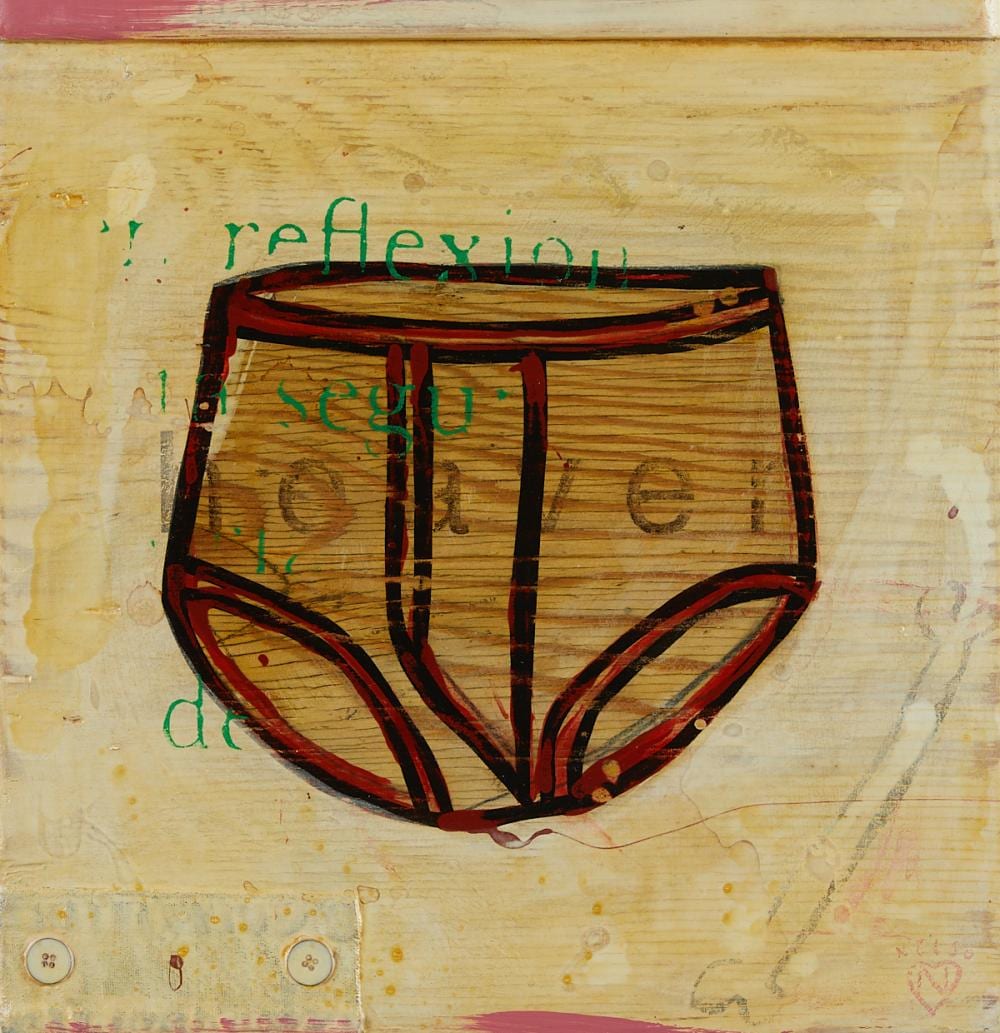 John Nelson comparable auction result: john nelson heaven mixed media on panel