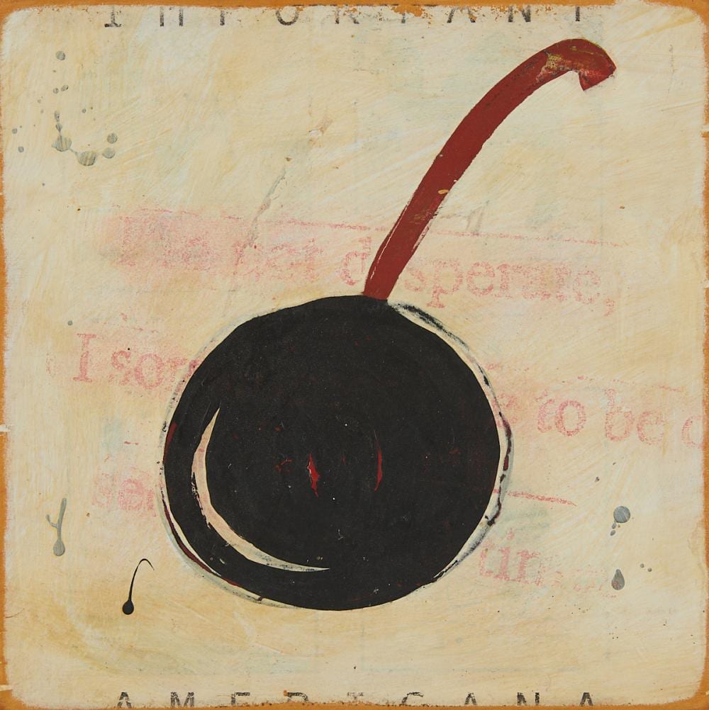 John Nelson comparable auction result: john nelson proxy mixed media painting