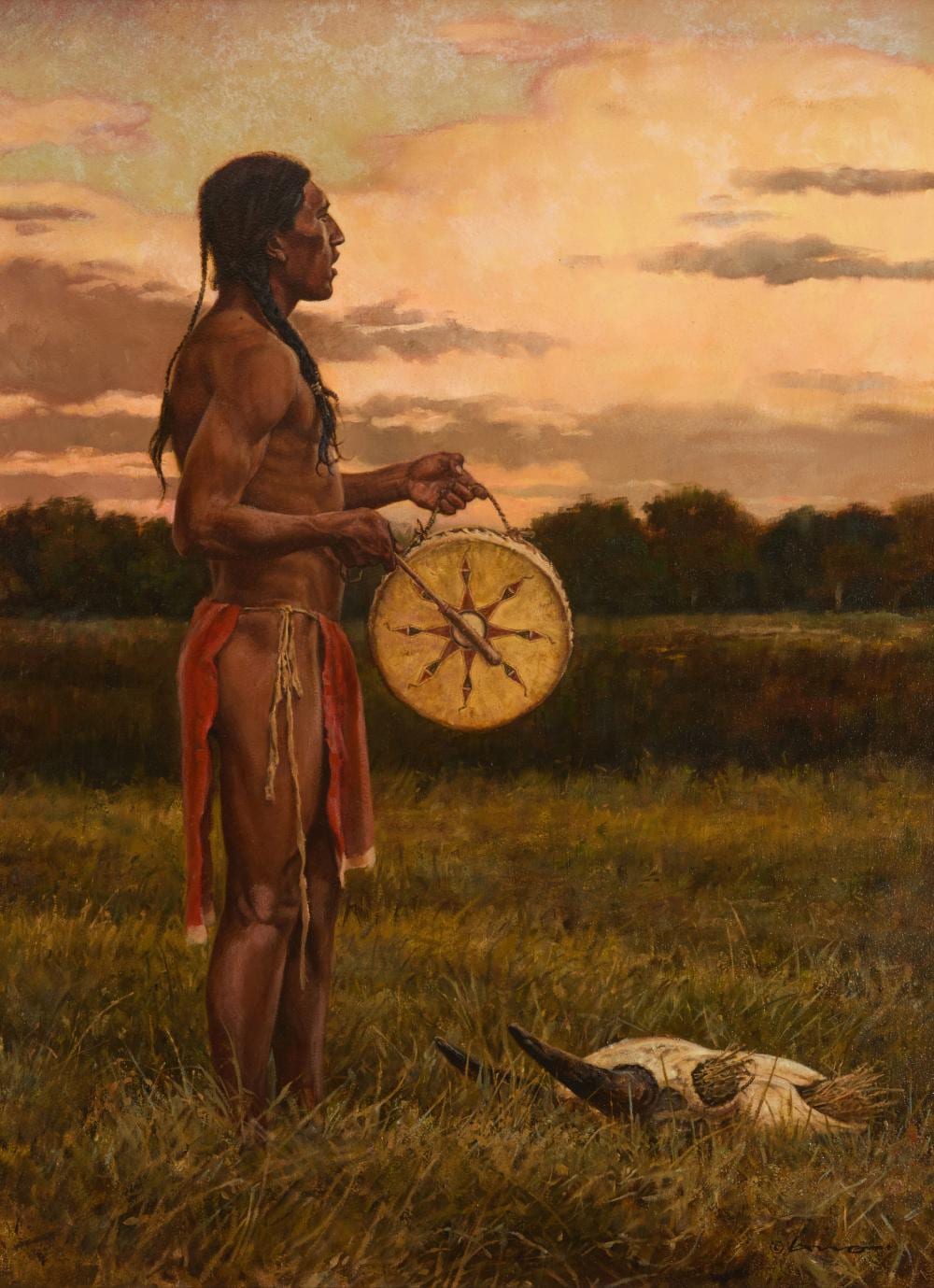 Steven Lang comparable auction result: steven lang b 1960 new sun rising