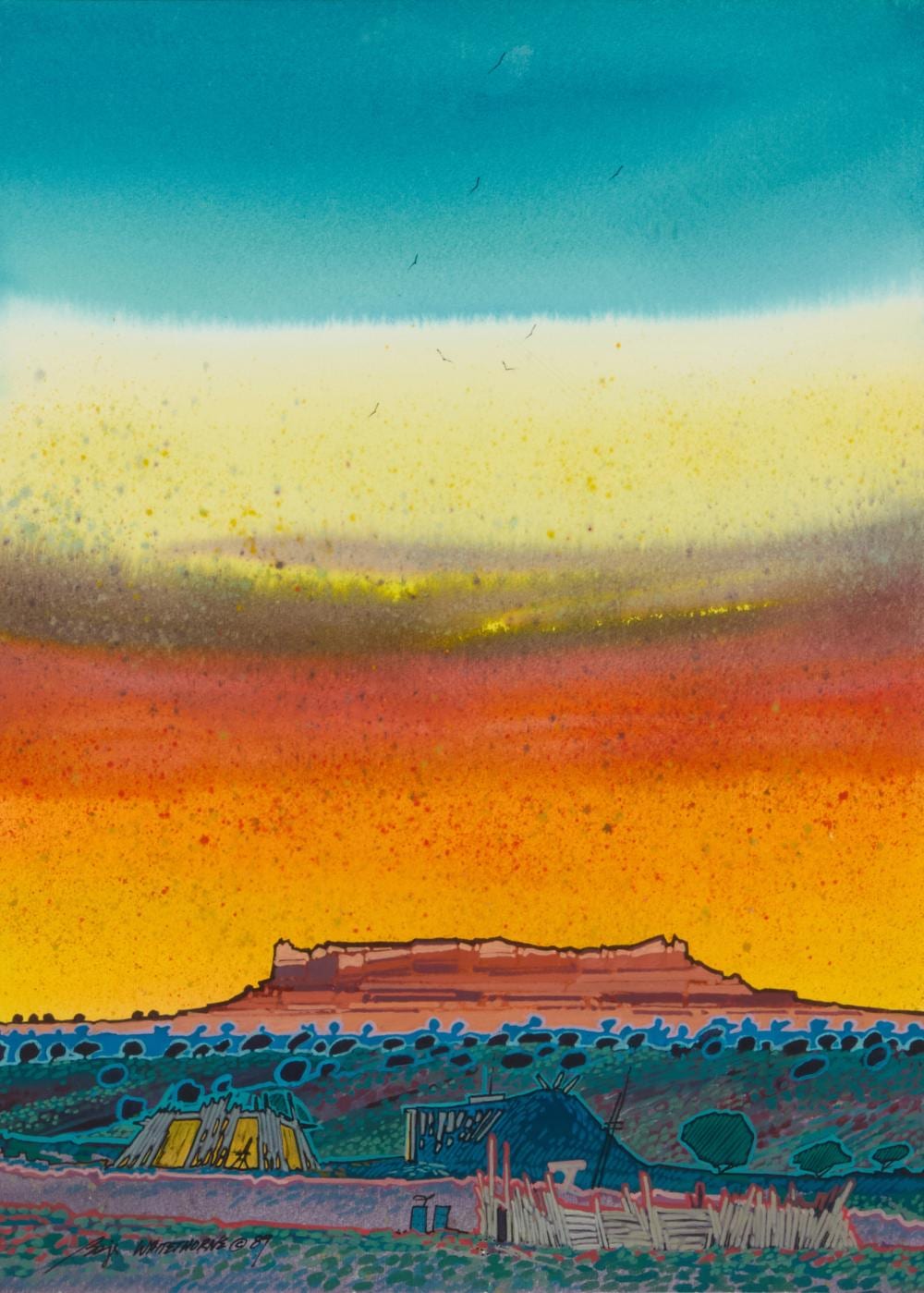 Baje Whitethorne comparable auction result: baje whitethorne 1951 2023 din navajo middle mesa 1989 90