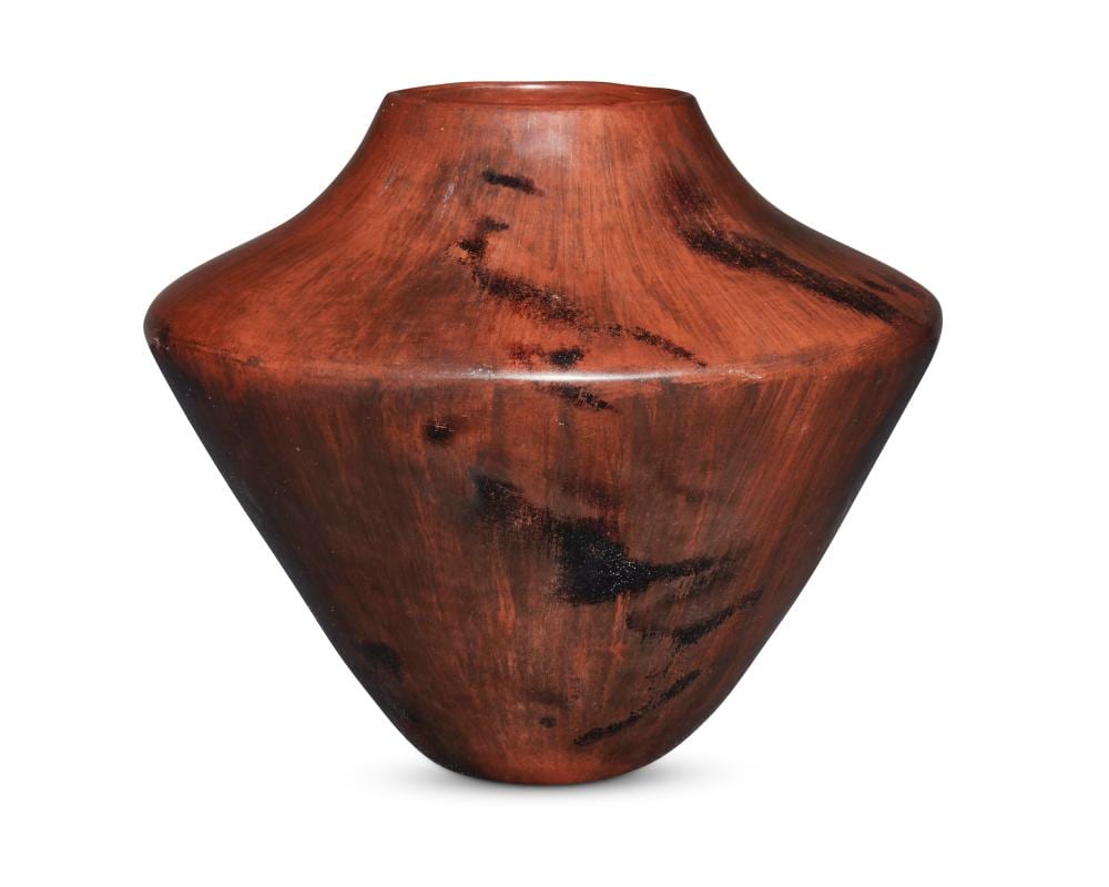Alice Cling comparable auction result: alice cling b 1946 navajo din a redware pottery jar late 20th early 21st century