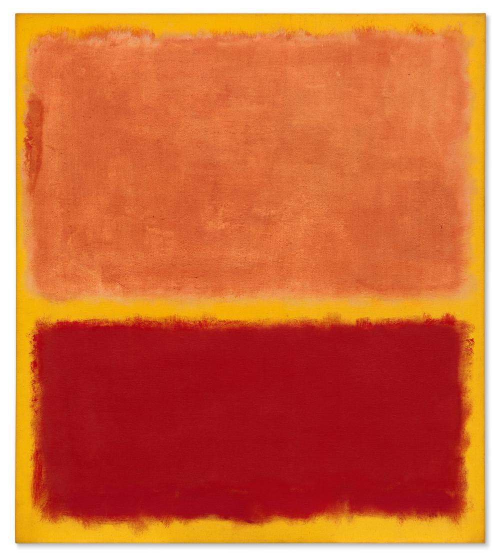 Mark Rothko (1903-1970). No. 31 (Yellow Stripe). oil on canvas78 ¼ x 69 ¼ i comparable sale