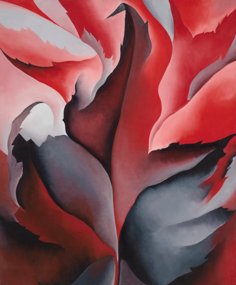 Georgia O'Keeffe (1887-1986). The Red Maple at Lake George. oil on canvas36 comparable sale
