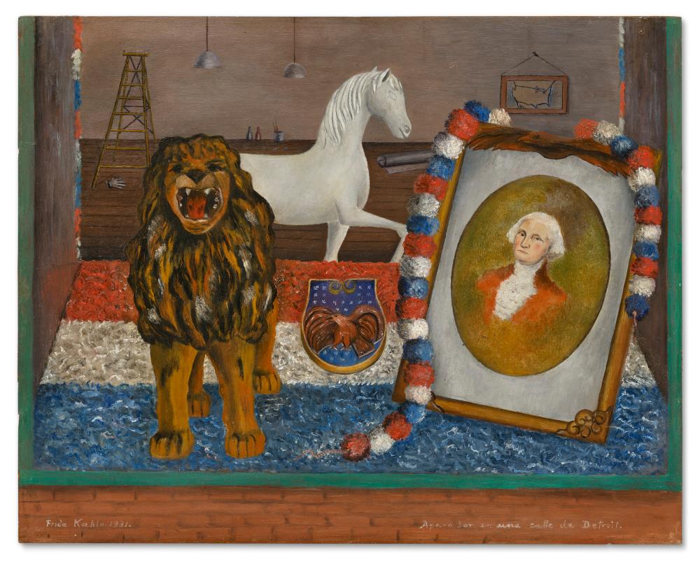 Frida Kahlo (1907-1954). Window Display on a Detroit Street (Aparador en un comparable sale