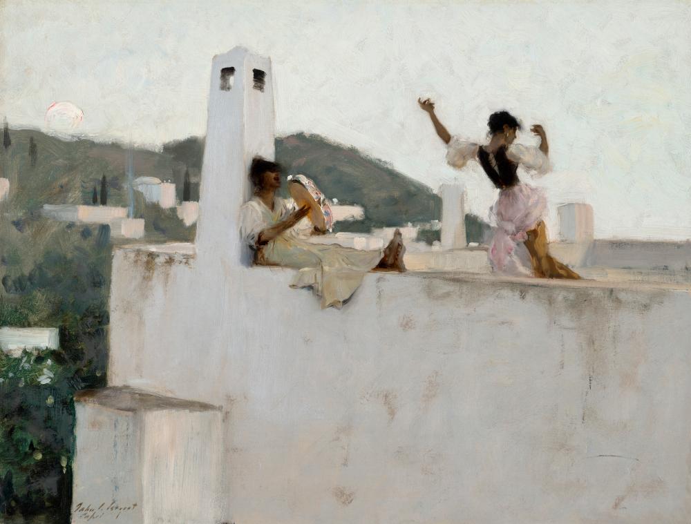 John Singer Sargent (1856-1925). Capri. oil on canvas19 ¾ x 25 ¾ in. (50.2 comparable sale