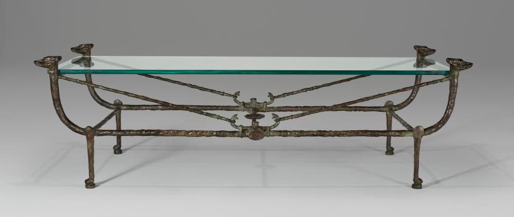 Diego Giacometti (1902-1985). 'Berceau' Low Table, Modèle aux Renards, circ comparable sale