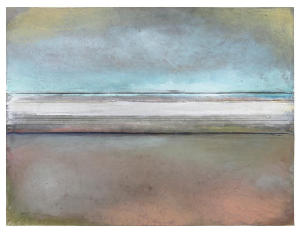 Ed Clark comparable auction result: ed clark 1926 2019 untitled bahia series dry pigment acrylic and gra