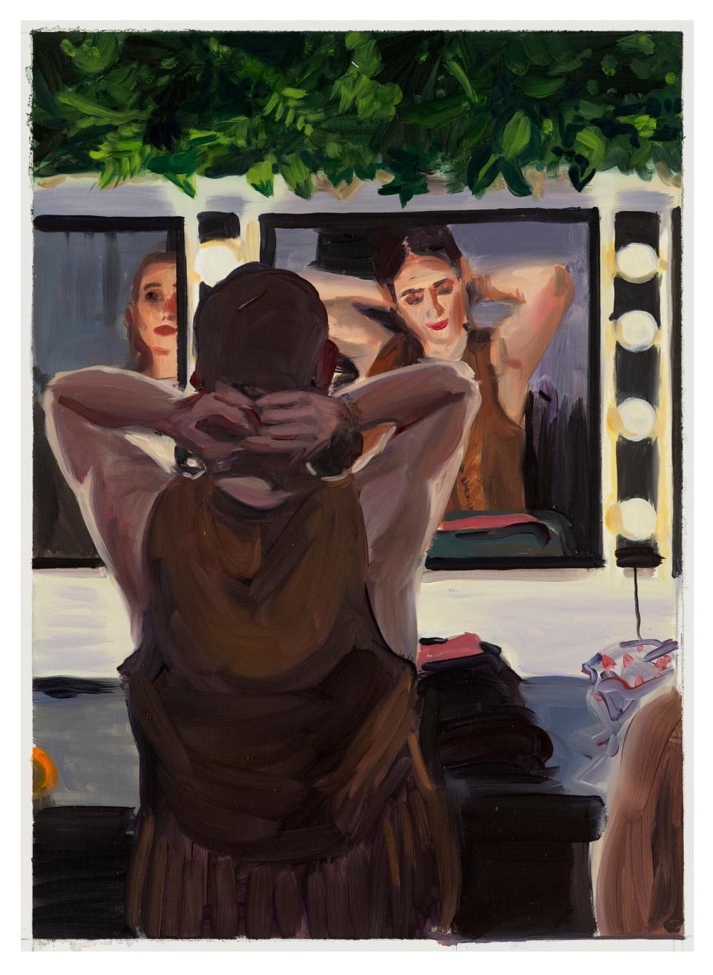 Caroline Walker comparable auction result: caroline walker b 1982 study for troupes backstage i oil on paper19