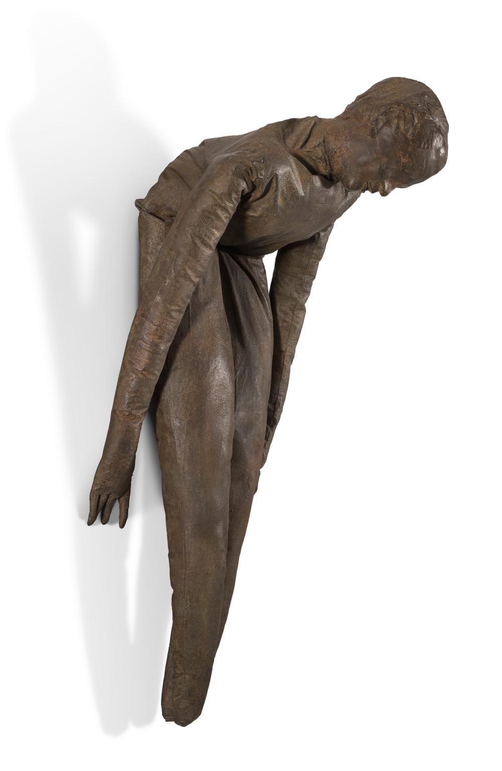 Juan (1953) Muñoz comparable auction result: juan mu oz 1953 2001 untitled single hanging figure bronze45 x 17 x 2