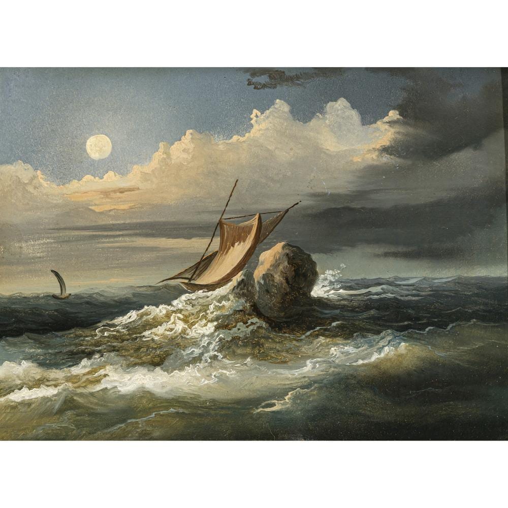 johan christian clausen dahl zugeschrieben sailing boat in a stormy sea · Neumeister · 2025-12-03 Johan Christian Clausen Dahl comparable auction result: johan christian clausen dahl zugeschrieben sailing boat in a stormy sea