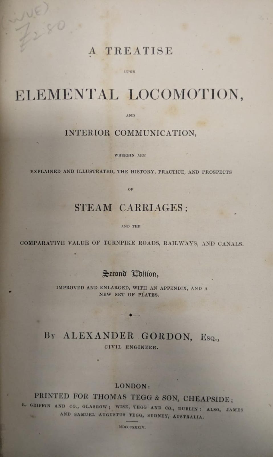 a treatise upon elemental locomotion and interior communication by alexa · Mullens Laurel Park · 2025-11-10 Alexander Theobald VanLaer comparable auction result: a treatise upon elemental locomotion and interior communication by alexa