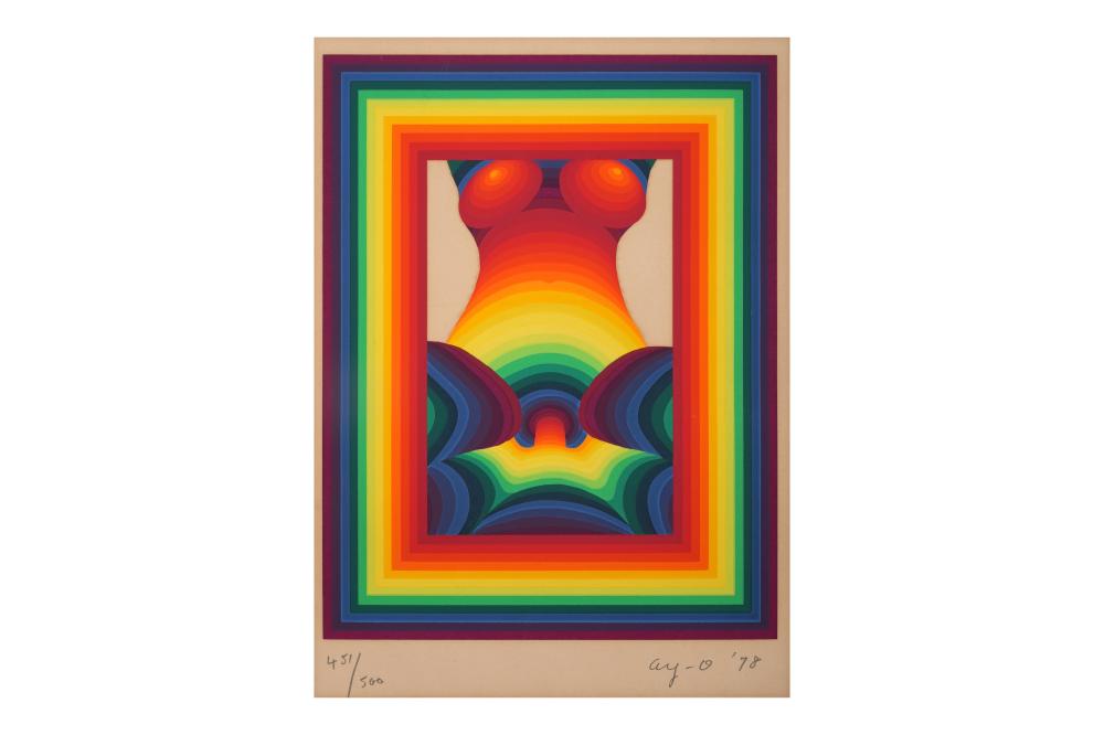 Ay-O comparable auction result: ay o 1931 untitled
