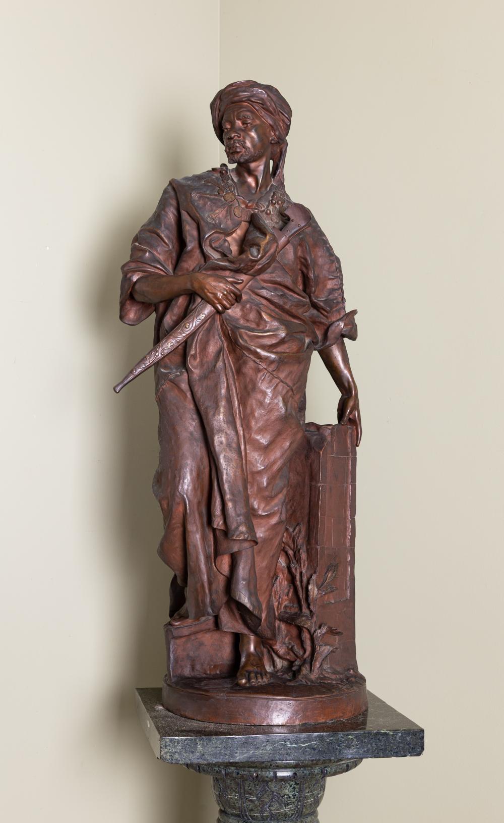 Gaston Leroux comparable auction result: gaston veuvenot leroux french 1854 1942 guerrier arabe arab warrior