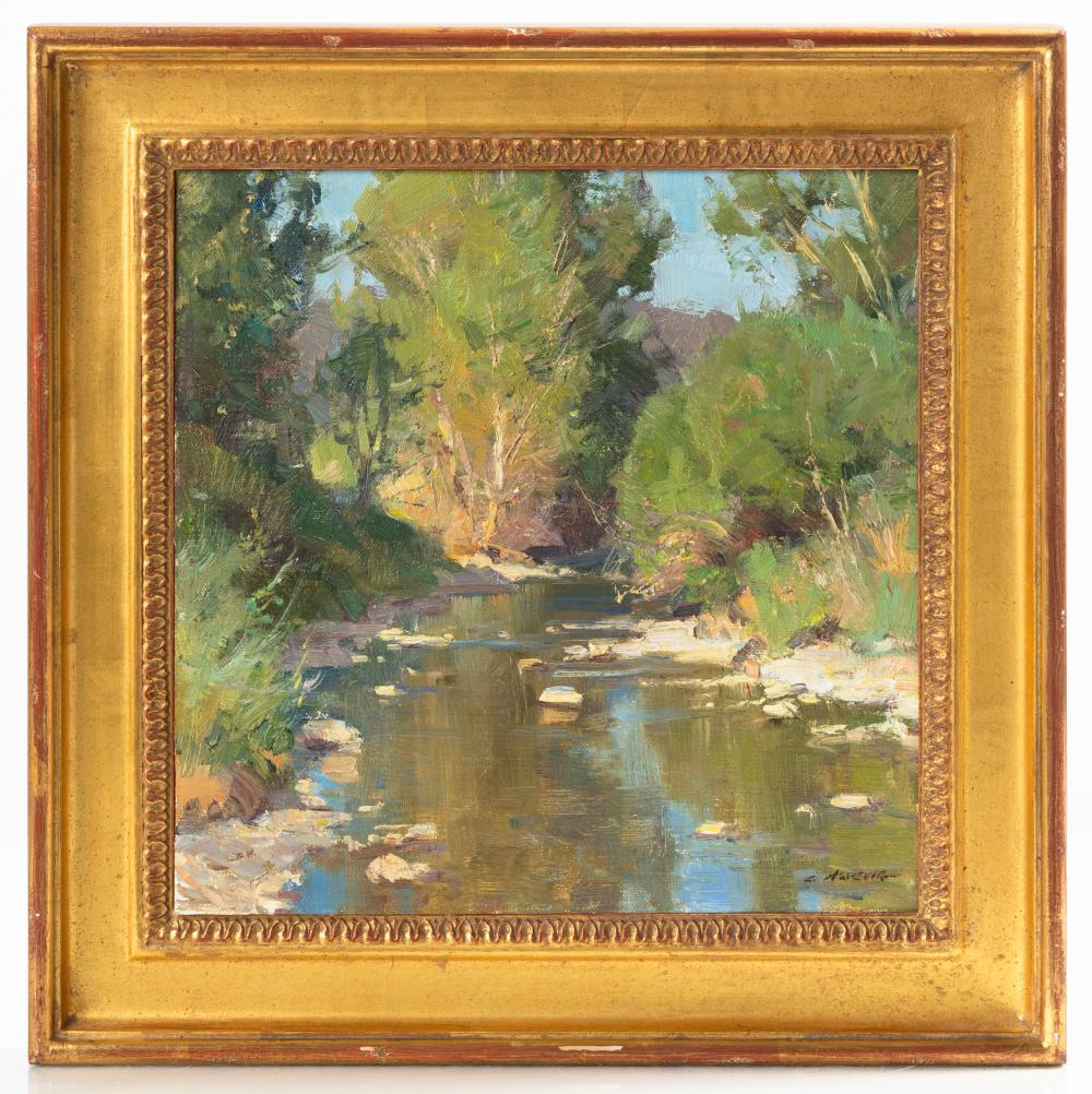 Clyde Aspevig comparable auction result: clyde aspevig american b 1951 western landscape