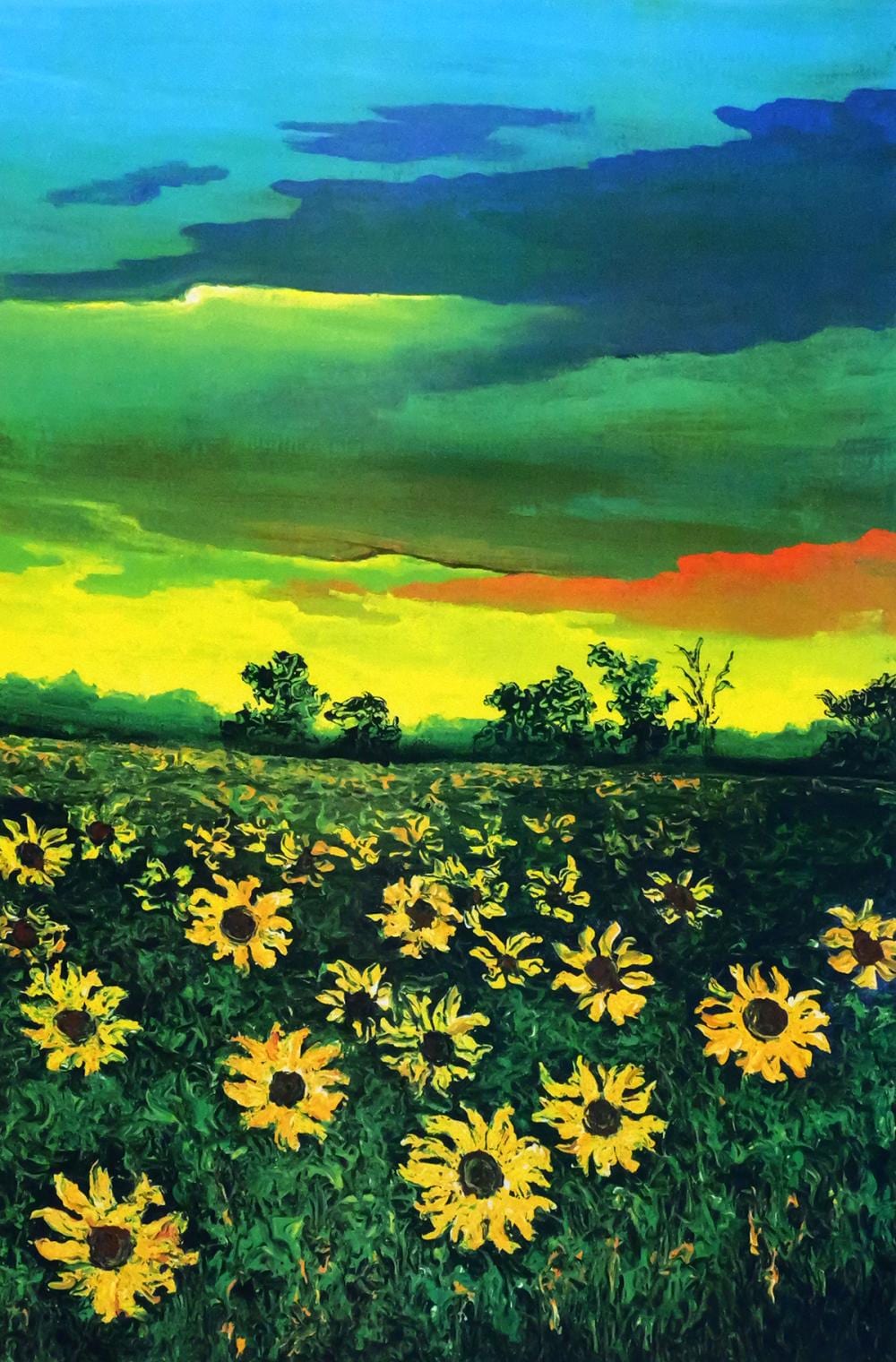 David Najar comparable auction result: david najar landscape seriolithograph
