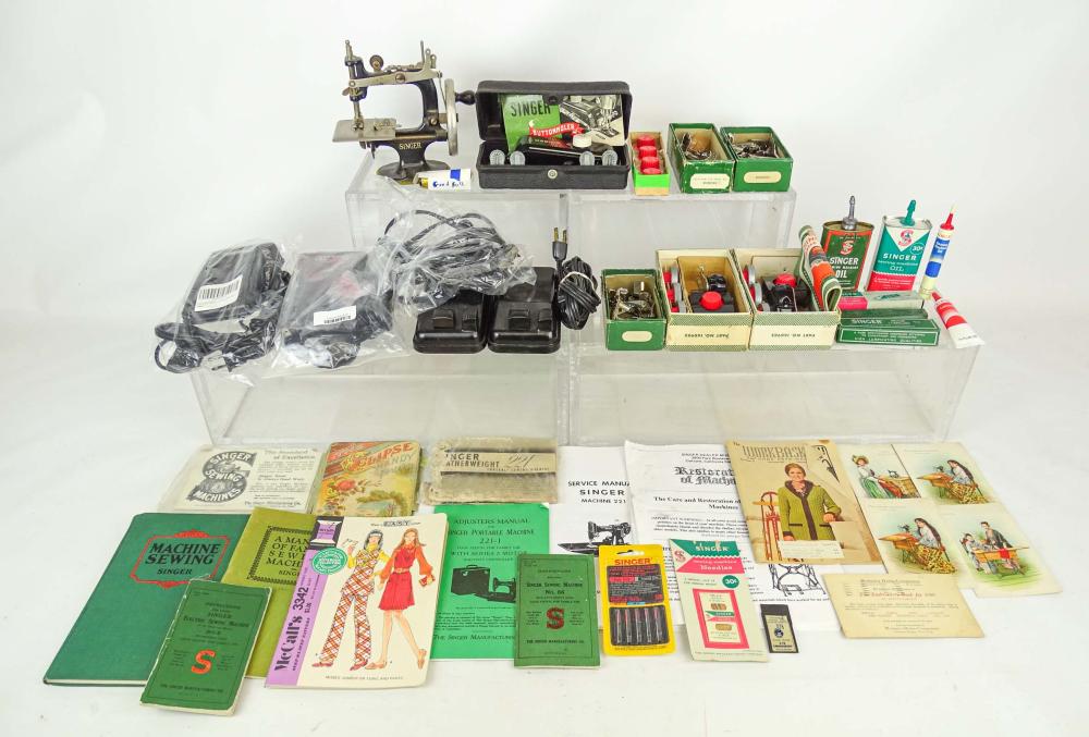 MISC. SEWING MACHINE LOT sold by Copake Auction Inc., lot 538 — auction record photograph