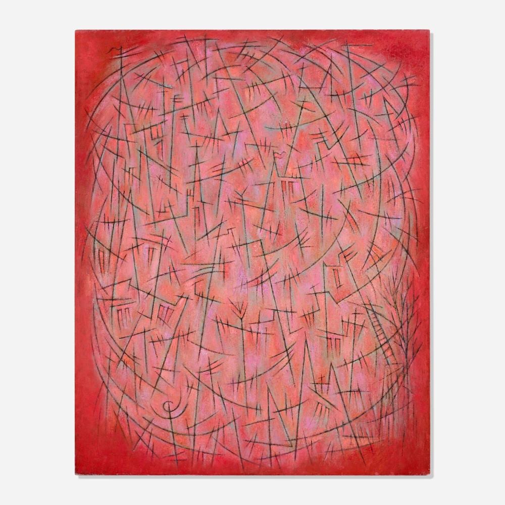 Elaine Wesley comparable auction result: elaine wesley untitled
