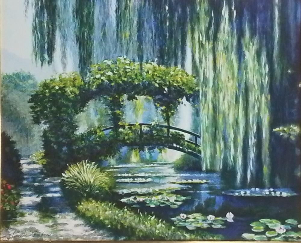 Claude Cambour comparable auction result: claude cambour la reve bleu signed numbered serigraph
