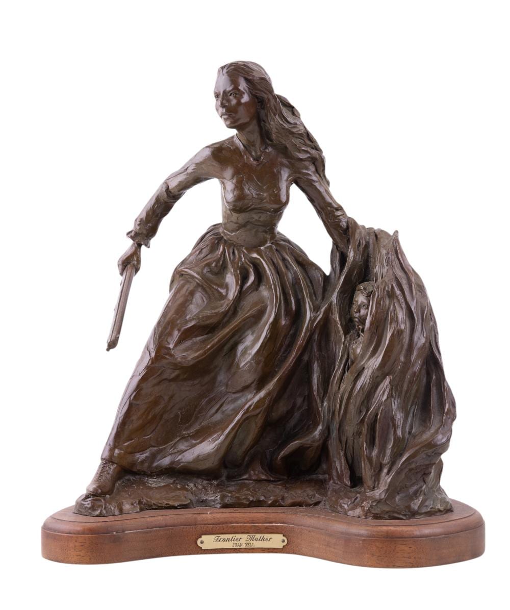 Juan Dell comparable auction result: juan dell 1933 2019 bronze frontier mother