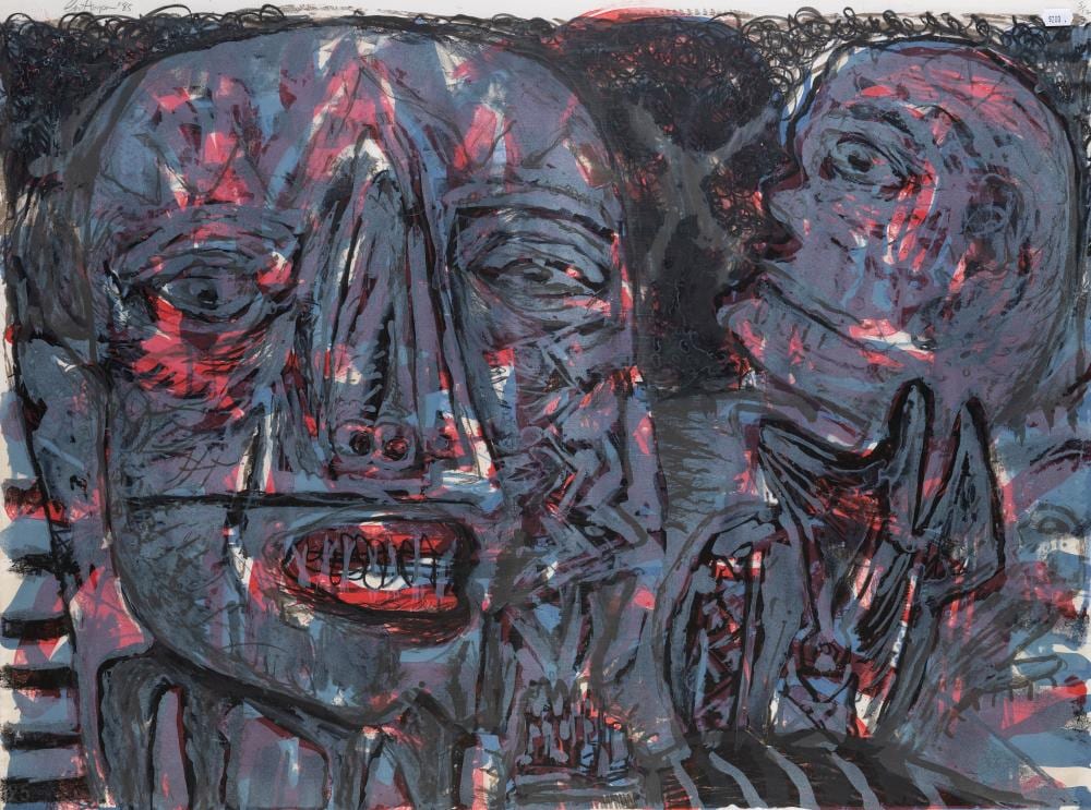 Jon Cattapan comparable auction result: jon cattapan born 1956 untitled 1985