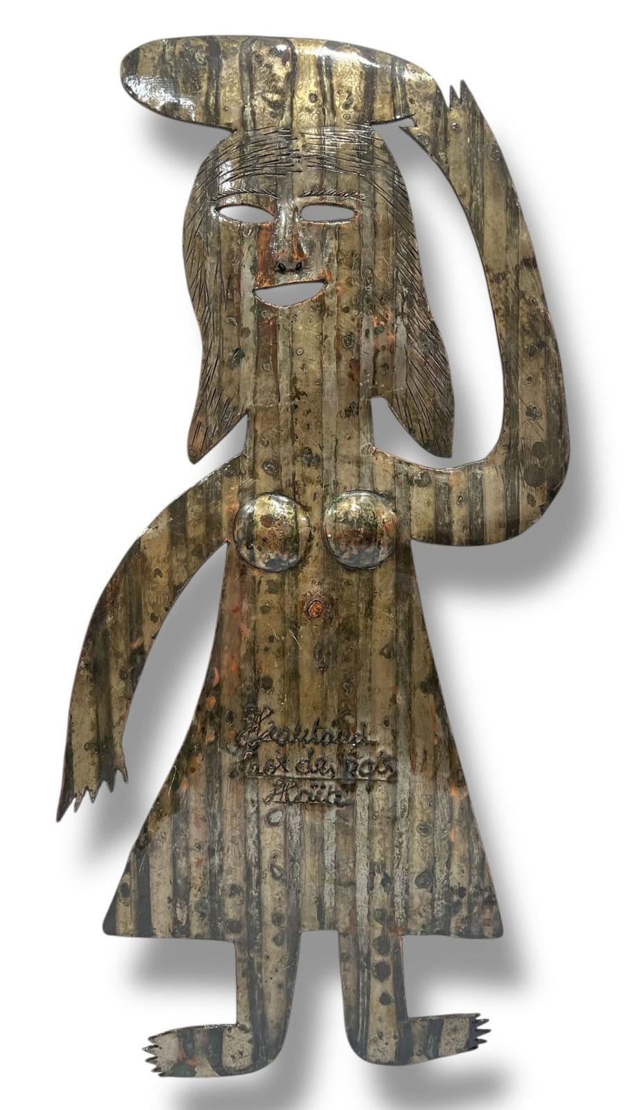 Georges Liautaud comparable auction result: georges liautaud haitian 1899 1991 metalwork nude woman sculpture