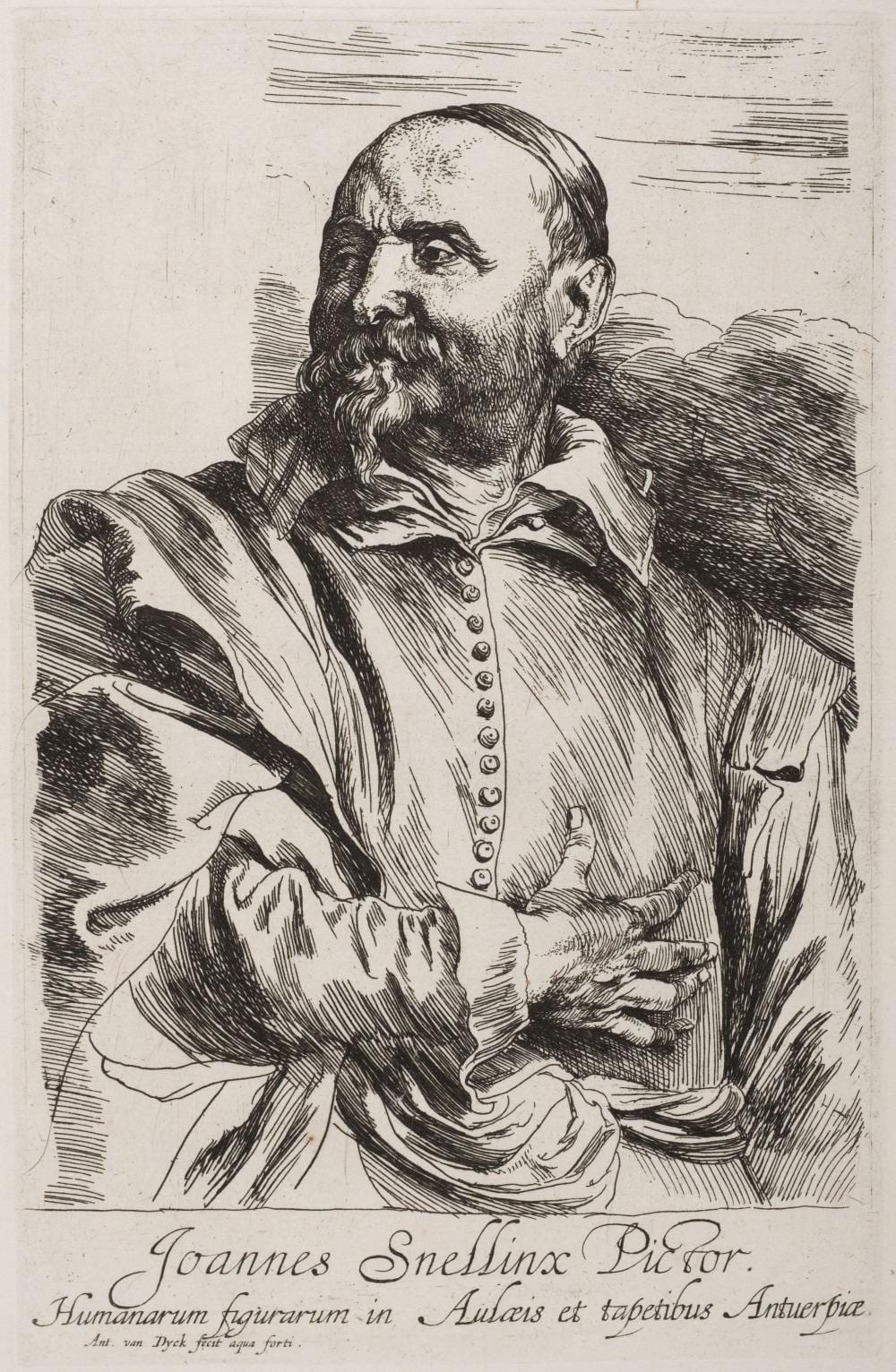 van Dyck comparable auction result: van dyck anthony 1599 1641 jan snellincx from the icones principum virorum 1645 46