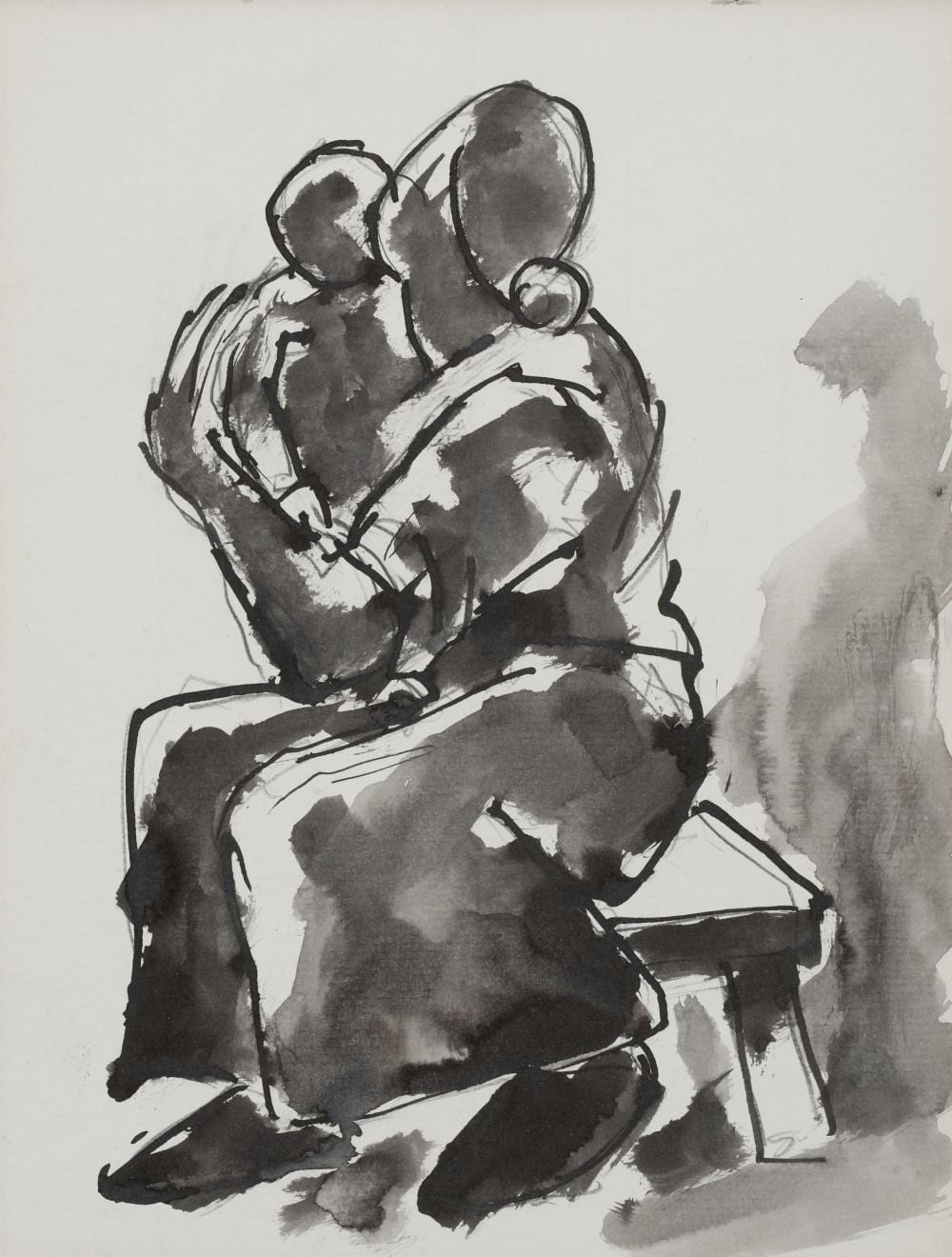 Armand Herman comparable auction result: herman josef 1911 2000 mother and child