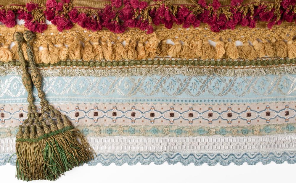 Passementerie. A collection of high quality modern upholstery trims, 20th century sold by Dominic Winter Auctions, lot 507 — auction record photograph