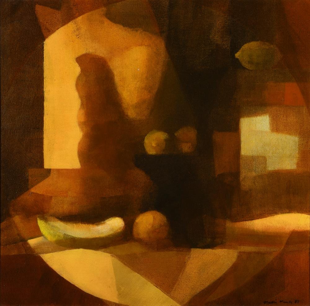 Martin Mooney comparable auction result: martin mooney b 1960 still life 1987 oil on canvas 54 5 x 54 5cm 21 x 21 signed and dated 19 87 provenance sale these rooms 1 april 2015 lot 150