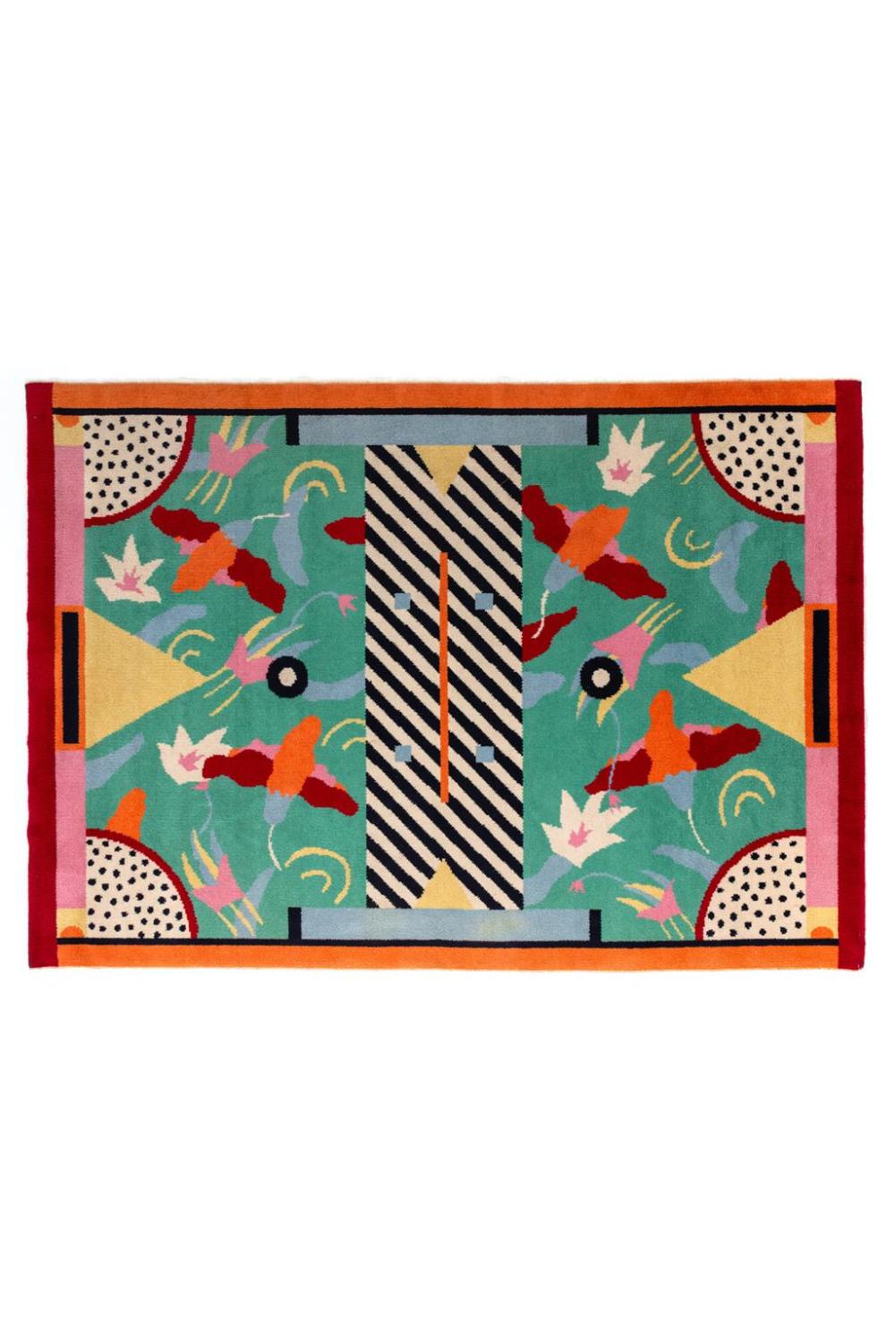 Nathalie DuPasquier comparable auction result: nathalie du pasquier n e en 1957 rug wool
