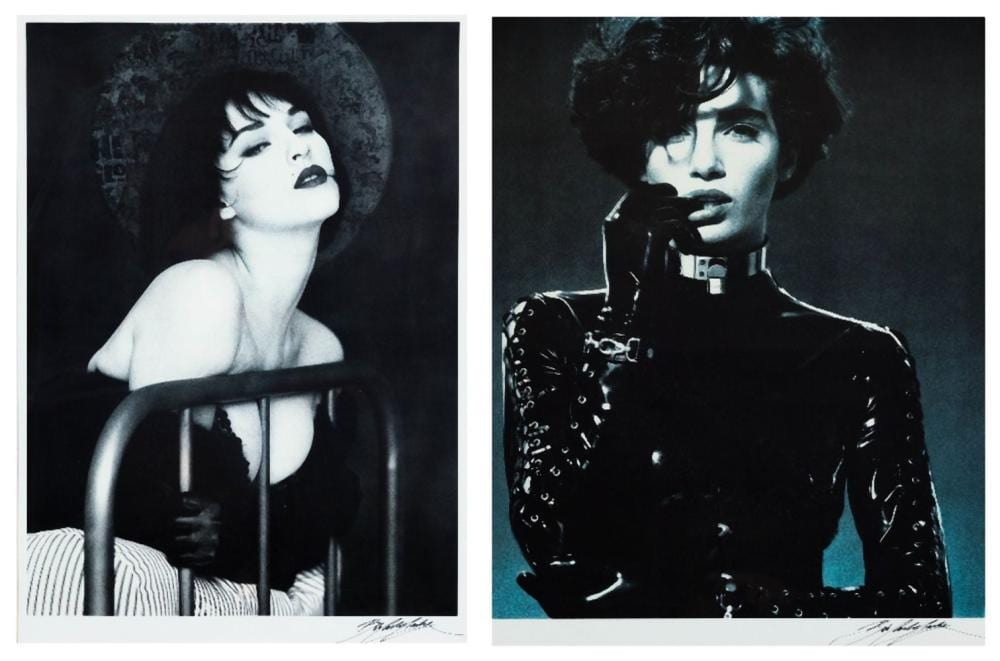 Bob Carlos Clarke comparable auction result: bob carlos clarke british irish 1950 2006 desire black and white photo