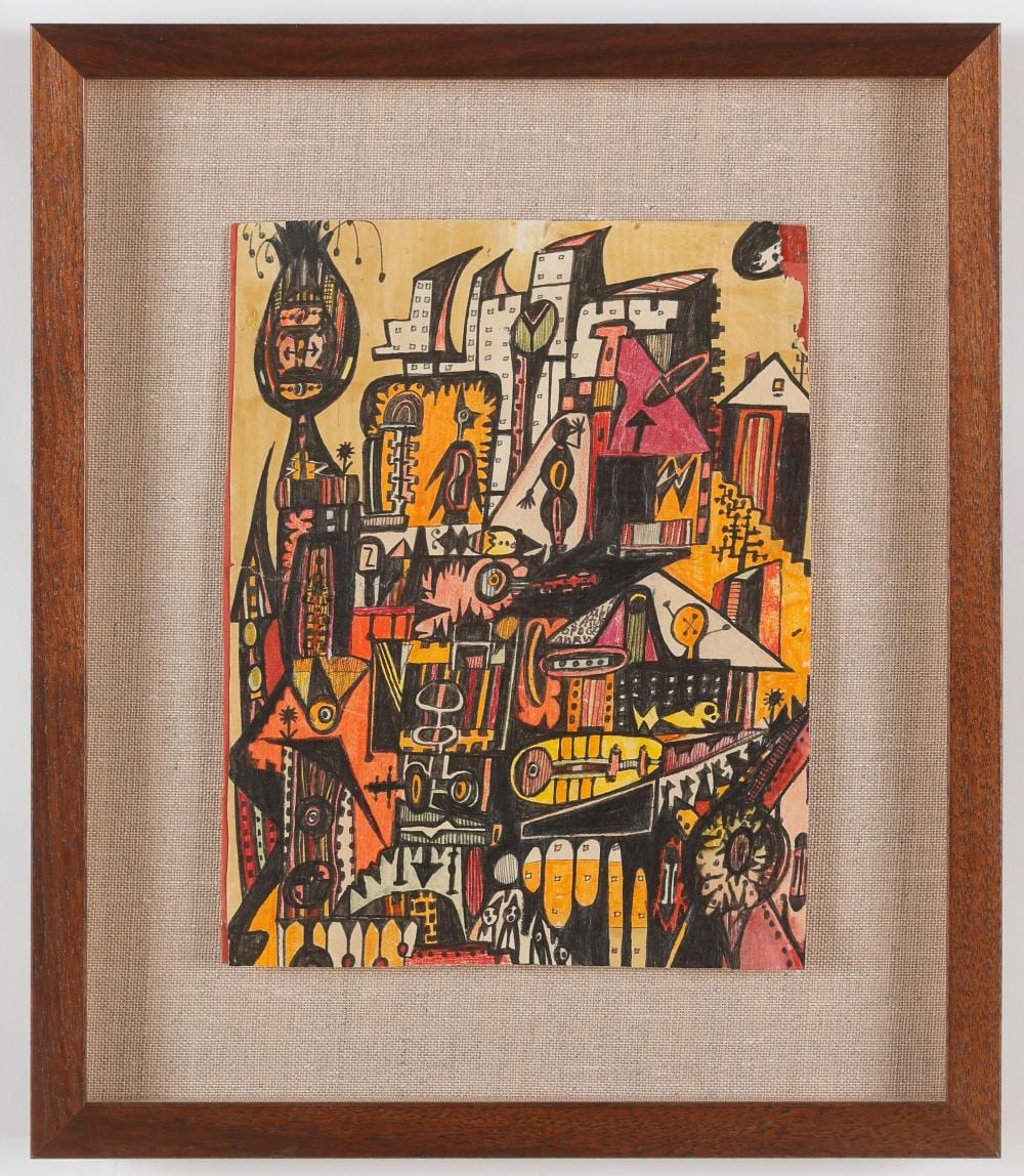 anne marie grgich american random phenomena cityscape · Material Culture · 2025-11-24 Ann Grgich comparable auction result: anne marie grgich american random phenomena cityscape