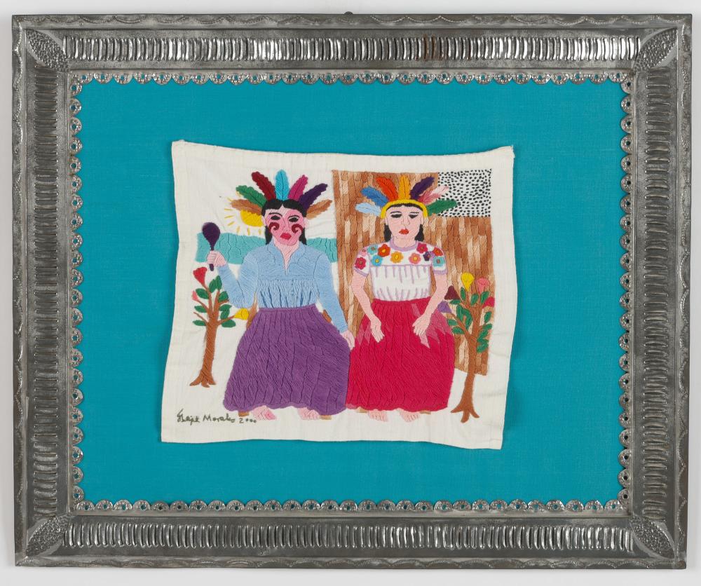 Felipe Morales comparable auction result: felipe morales mexican mexico tehuanas dated 2000