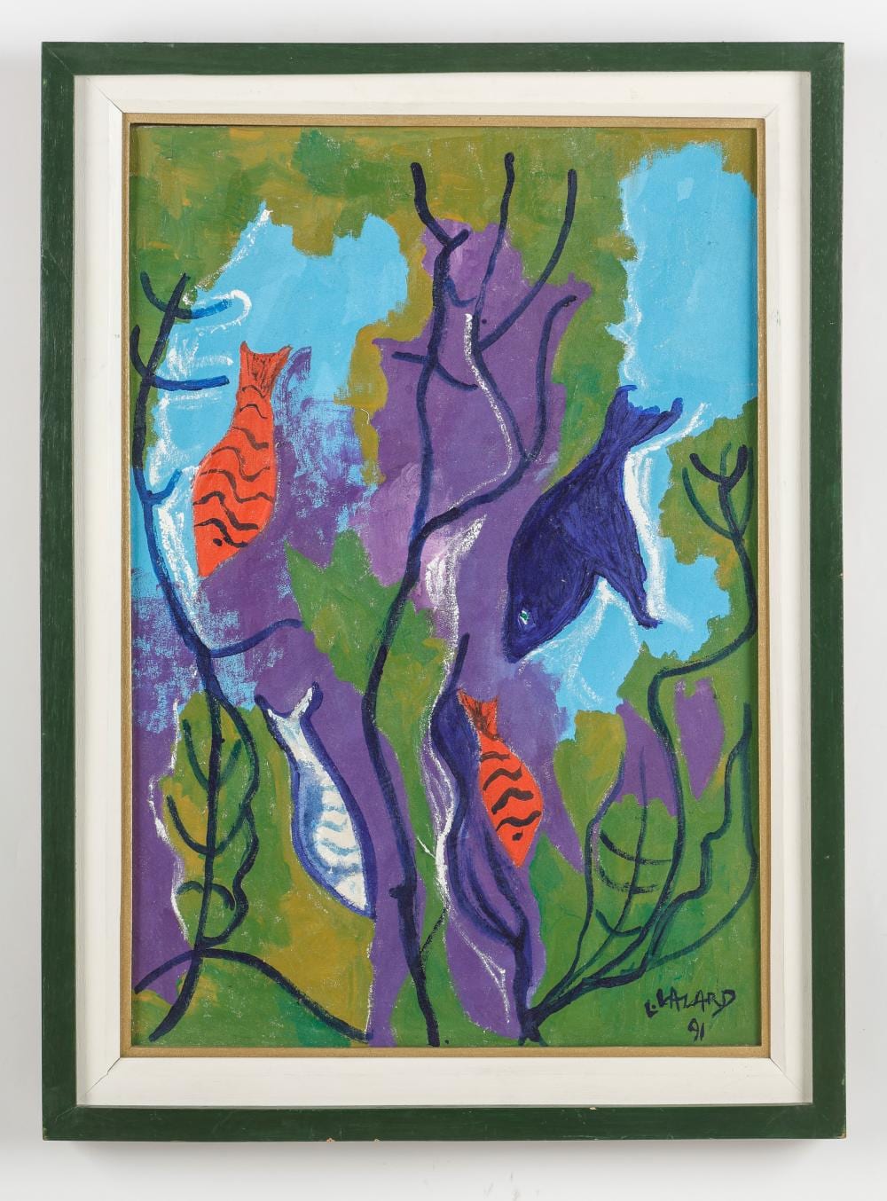 Luckner Lazard comparable auction result: luckner lazard haitian port au prince 1928 1998