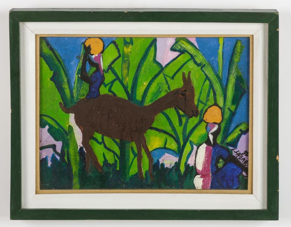 Luckner Lazard comparable auction result: luckner lazard haitian port au prince 1928 1998