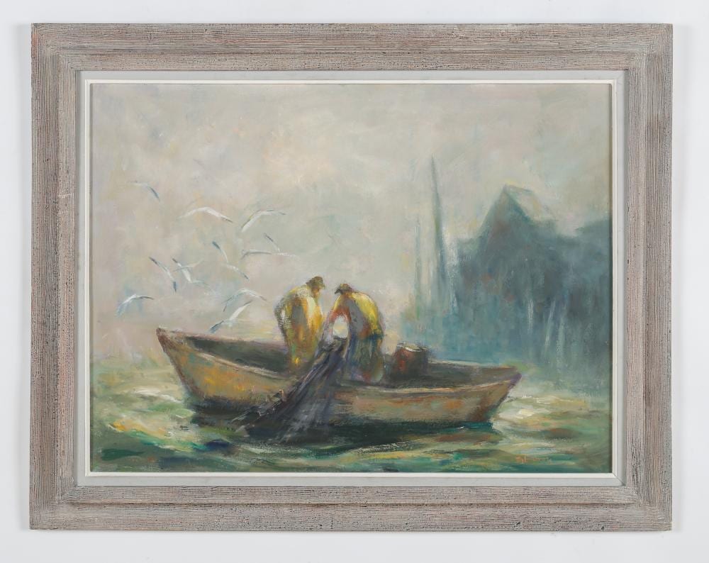 Tod Lindenmuth comparable auction result: tod lindenmuth american 1885 1976 the gill net