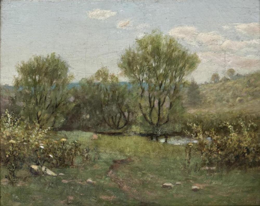 Oisín Kelly comparable auction result: o c spring landscape old lyme school