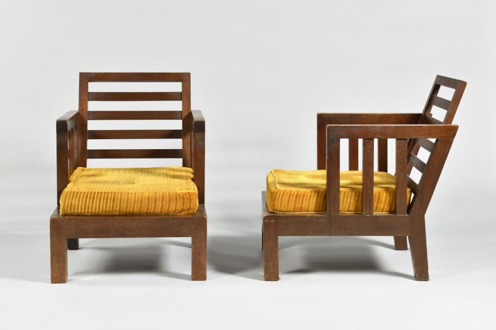 Francis Jourdain comparable auction result: francis jourdain 1876 1958 dans le gout de paire de fauteuils