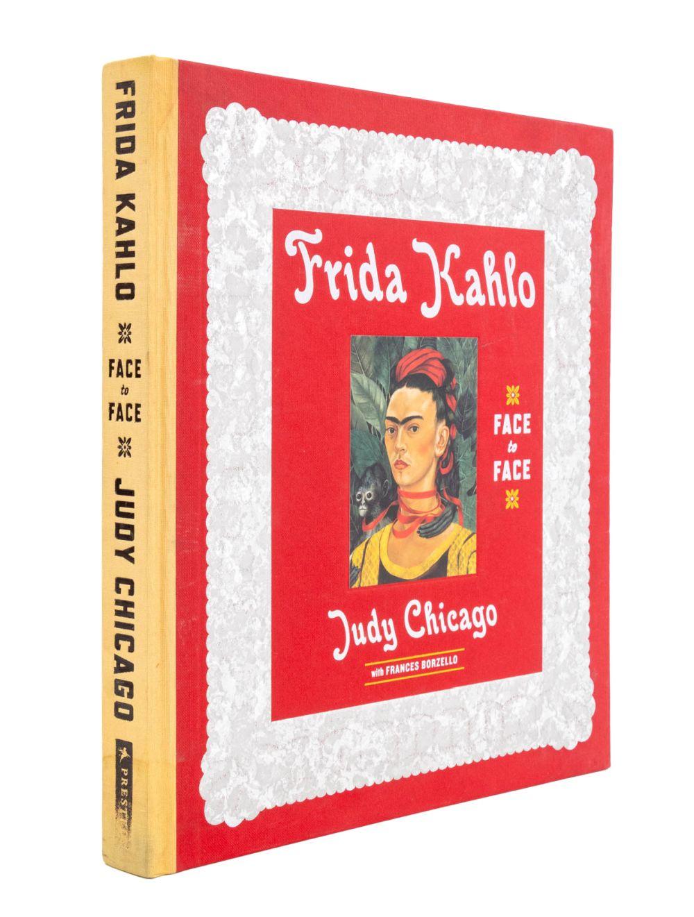 Judy Chicago comparable auction result: judy chicago signed frida kahlo face to face