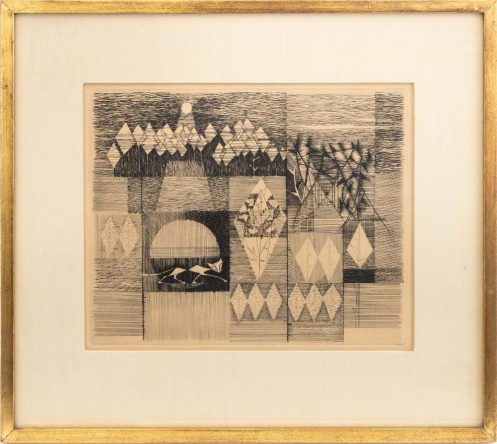 Jean Couy comparable auction result: jean couy le maraudeur engraving