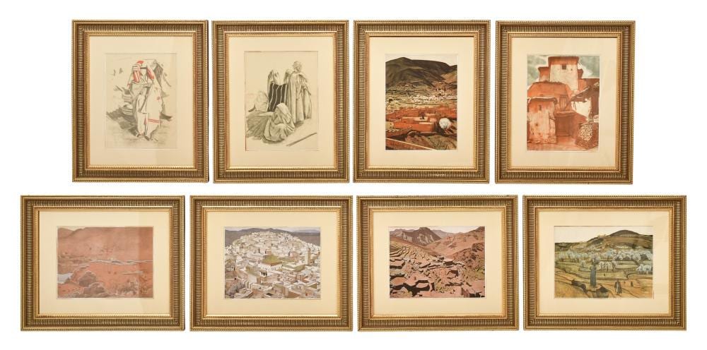 Jacques Majorelle comparable auction result: jacques majorelle 1886 1962 eight lithographs