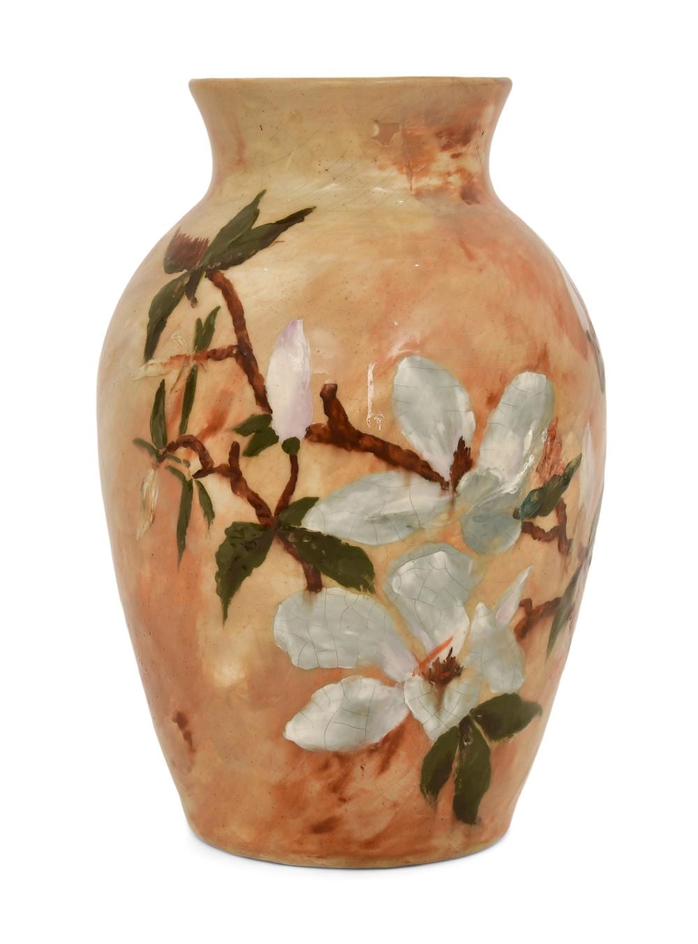Albert R. Valentine comparable auction result: rookwood pottery floral vase designed by albert r valentine