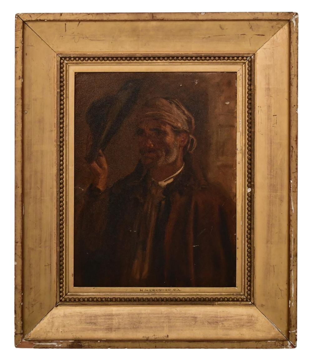 Hubert von Herkomer comparable auction result: hubert von herkomer british 1849 1914 portrait of a man