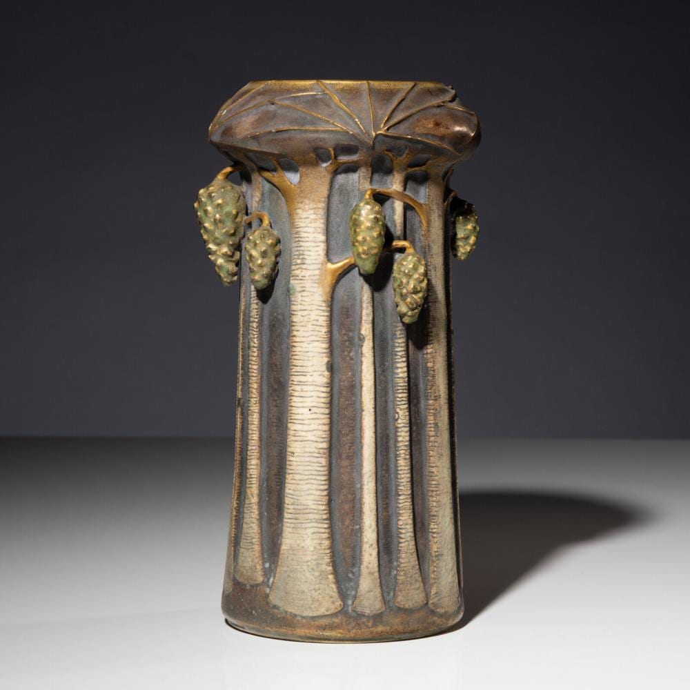 Paul Dachsel comparable auction result: paul dachsel czech b ca 1880 pine vase bohemia c 1906 07
