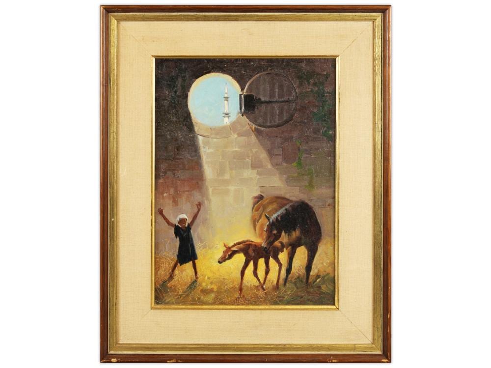 Wesley Dennis comparable auction result: wesley dennis king of the wind illustration