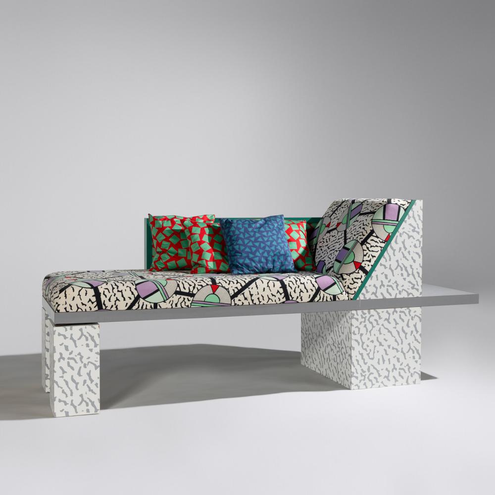 Nathalie DuPasquier comparable auction result: nathalie du pasquier french b 1957 royal daybed memphis france italy 1983