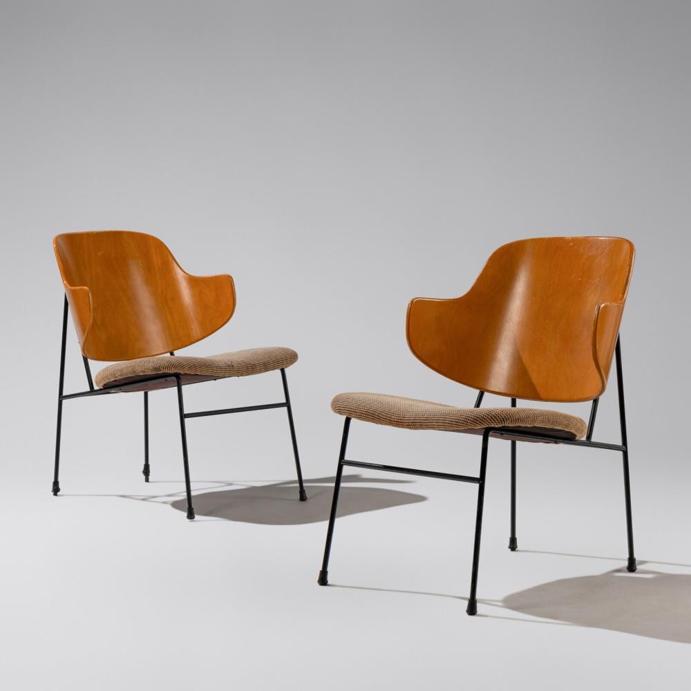 Ib Kofod-Larsen comparable auction result: ib kofod larsen danish 1921 2003 pair of penguin lounge chairs for selig